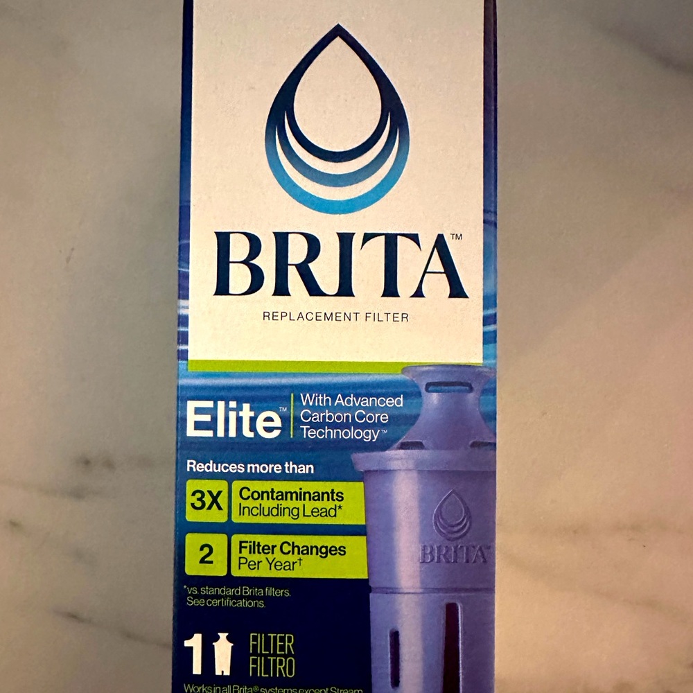 Brita Elite + water replacement filter